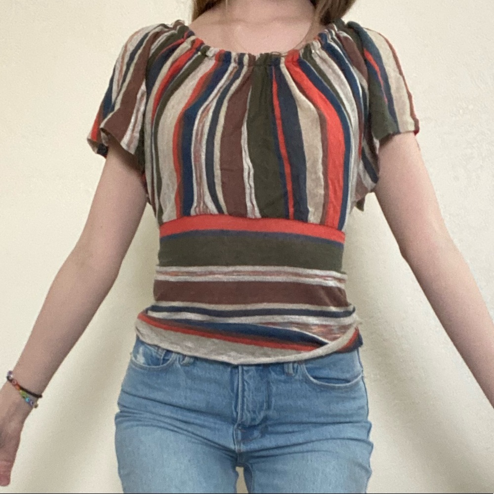 Cute VS striped tee - Picture 1 of 10
